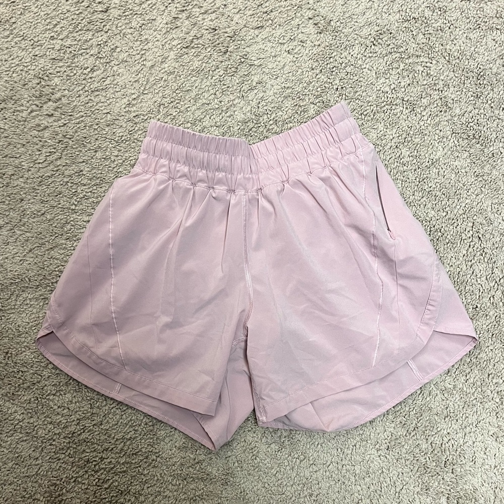 Lululemon Athletica Light Pink Athletic Shorts